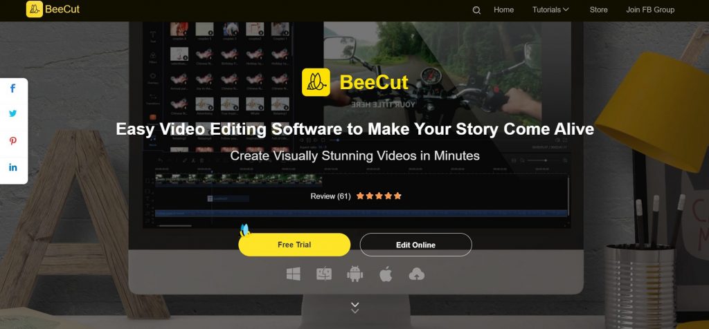 Beecut  - 最简单的视频编辑软件