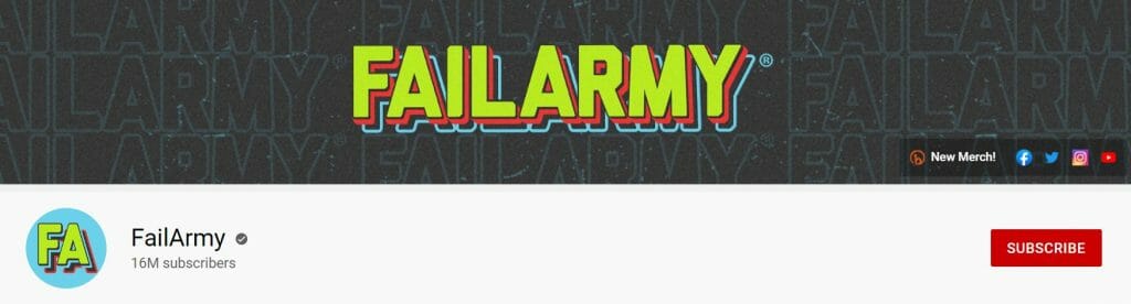 FailArmy——YouTube频道