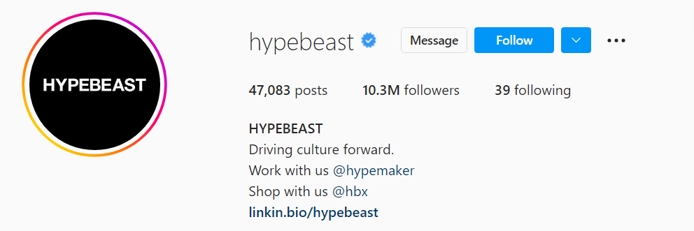 Hypebeast是一个有关数字技术和街头服装的网站