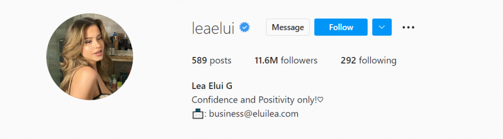 Lea Elui Ginet是法国Instagram明星