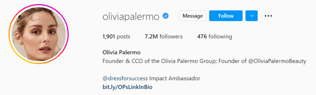 奥利维亚·巴勒莫（Olivia Palermo）是美国社会名流
