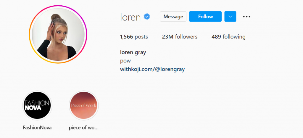 Loren Gray is TikTok star