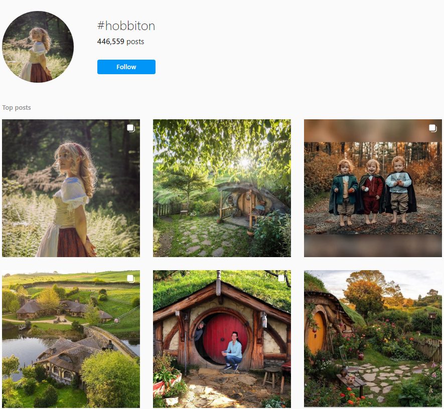 #hobbiton Highly Specific Hashtags