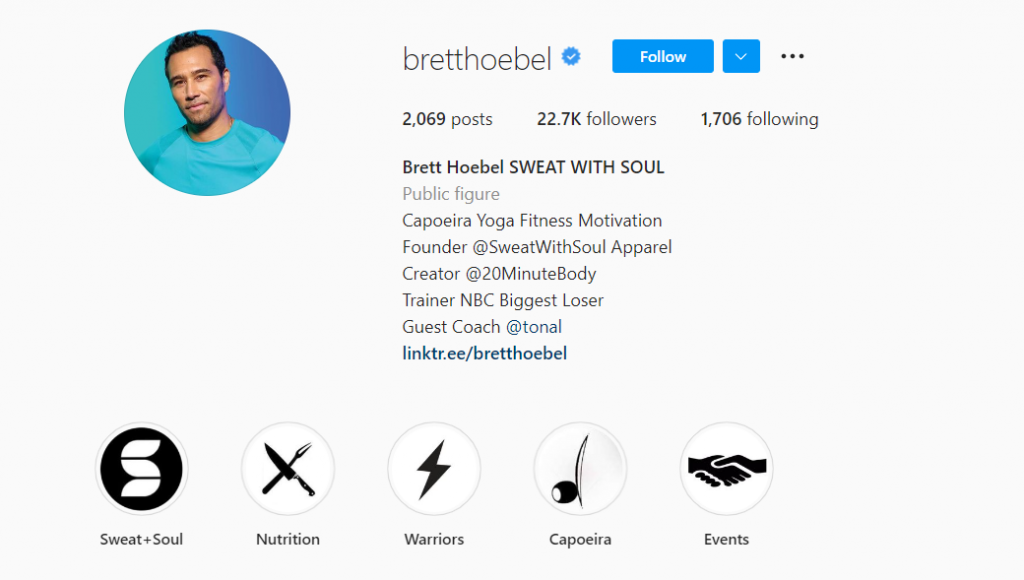 Brett Hoebel（@bretthoebel）Instagram页面