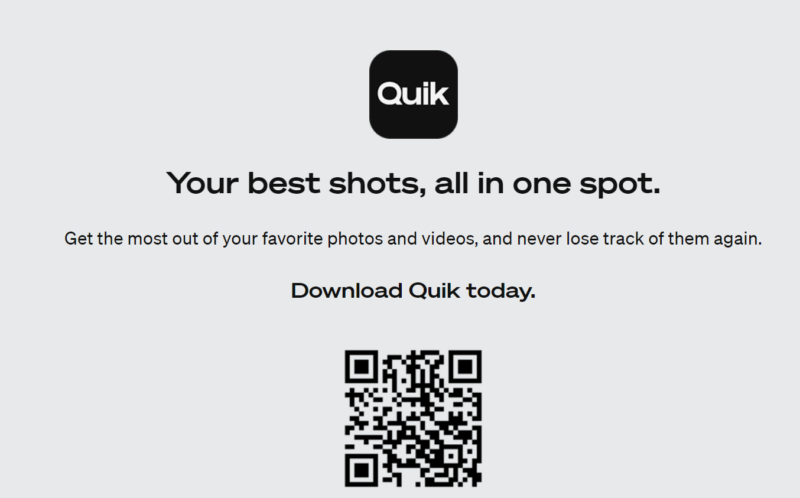 Quik参与视频应用程序