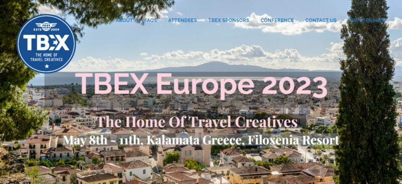 TBEX欧洲web event Greece