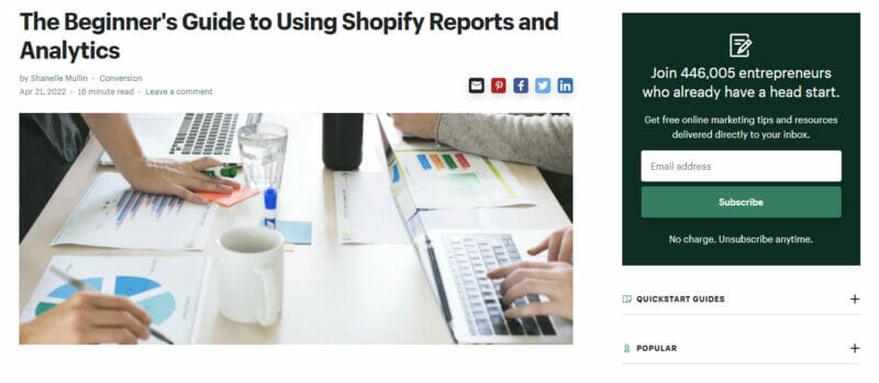 Shopify分析