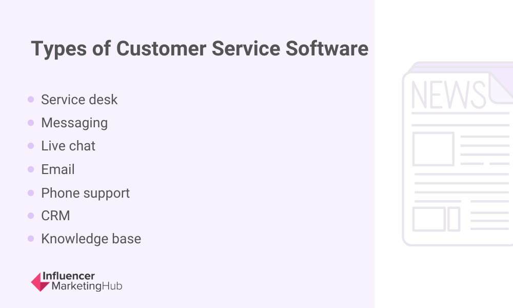 客户服务软件的类型