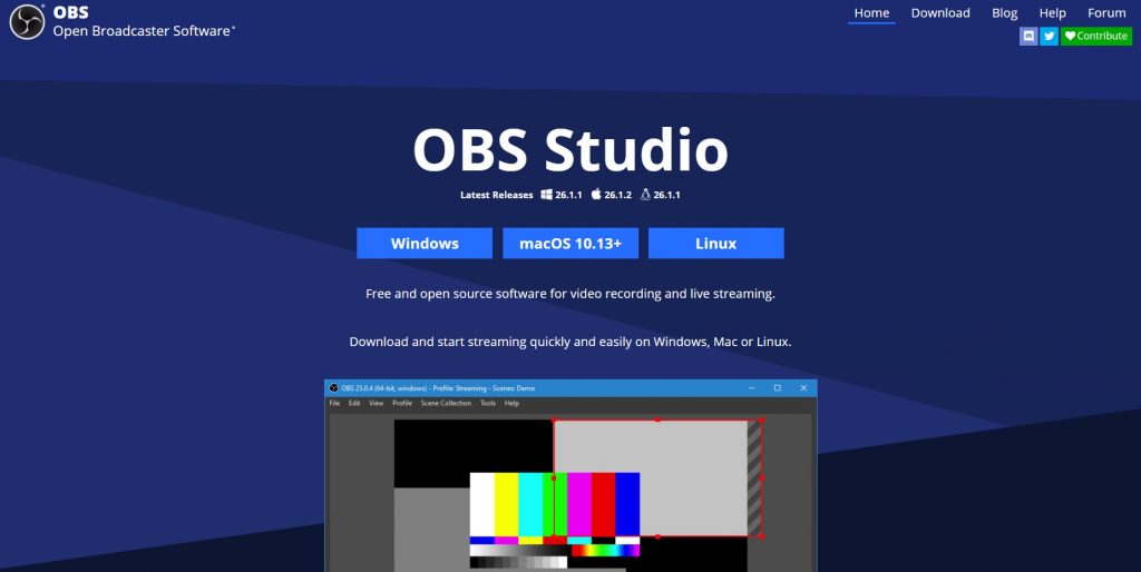 OBS Studio是开源软件