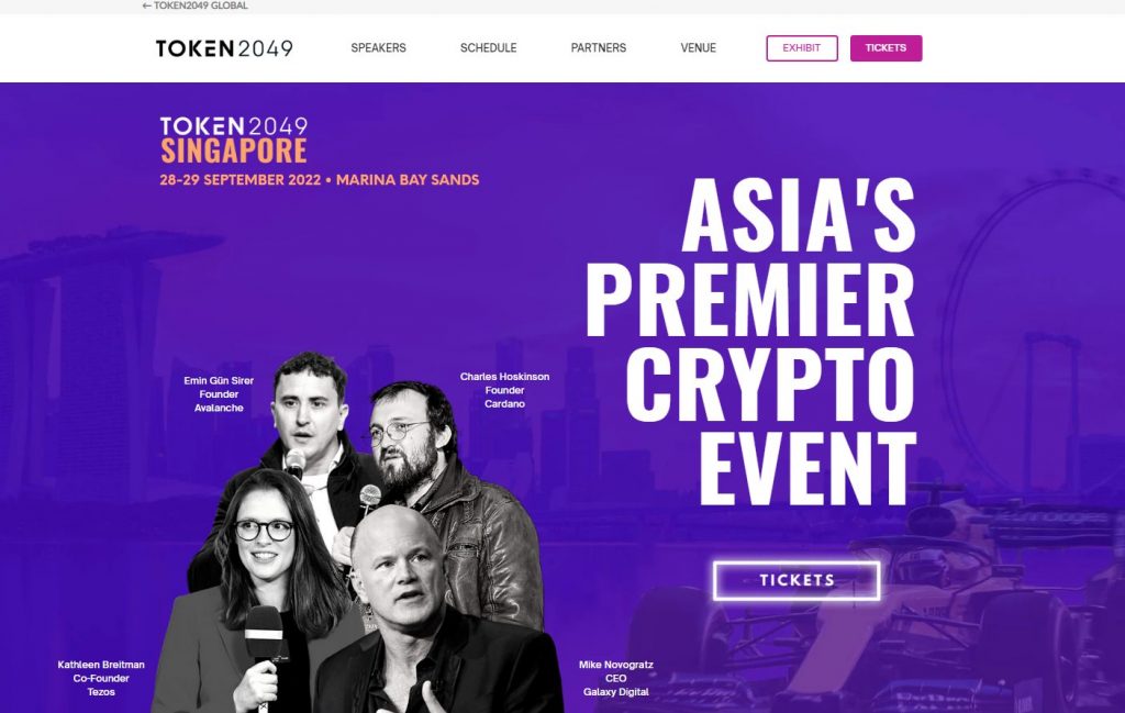 Token2049 Singapore Cryptocurrency Events
