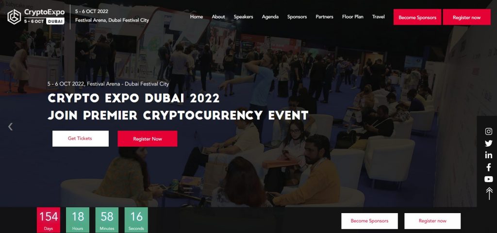 Crypto Expo Dubai 2022 Cryptocurrency Events