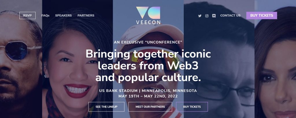 Veecon 2022加密货币事件