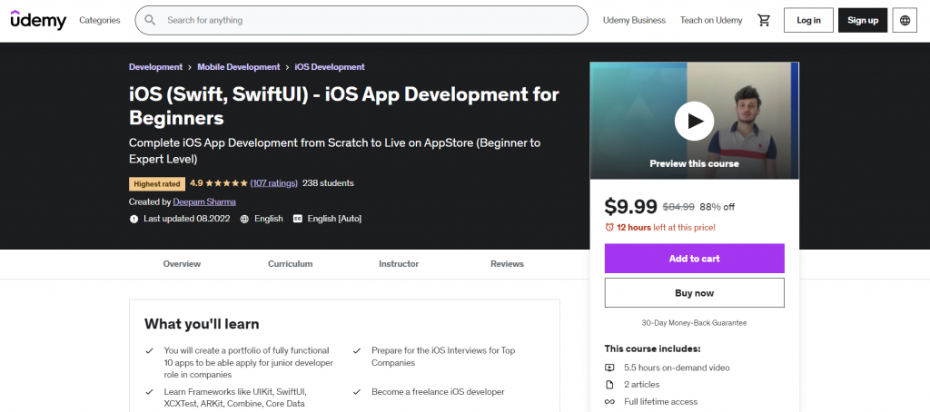 iOS（Swift，Swiftui） -  iOS应用程序开发