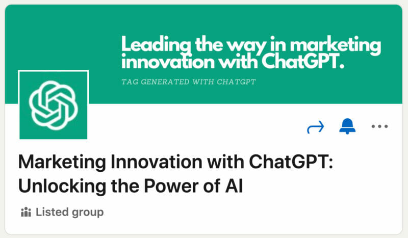 营销创新与ChatGPT