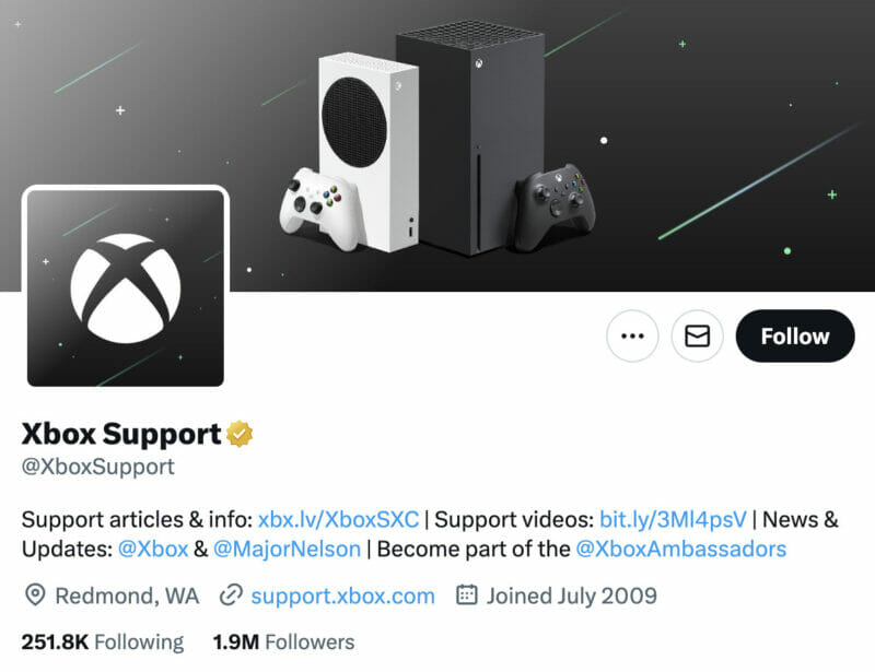 Xboxsupport Twitter